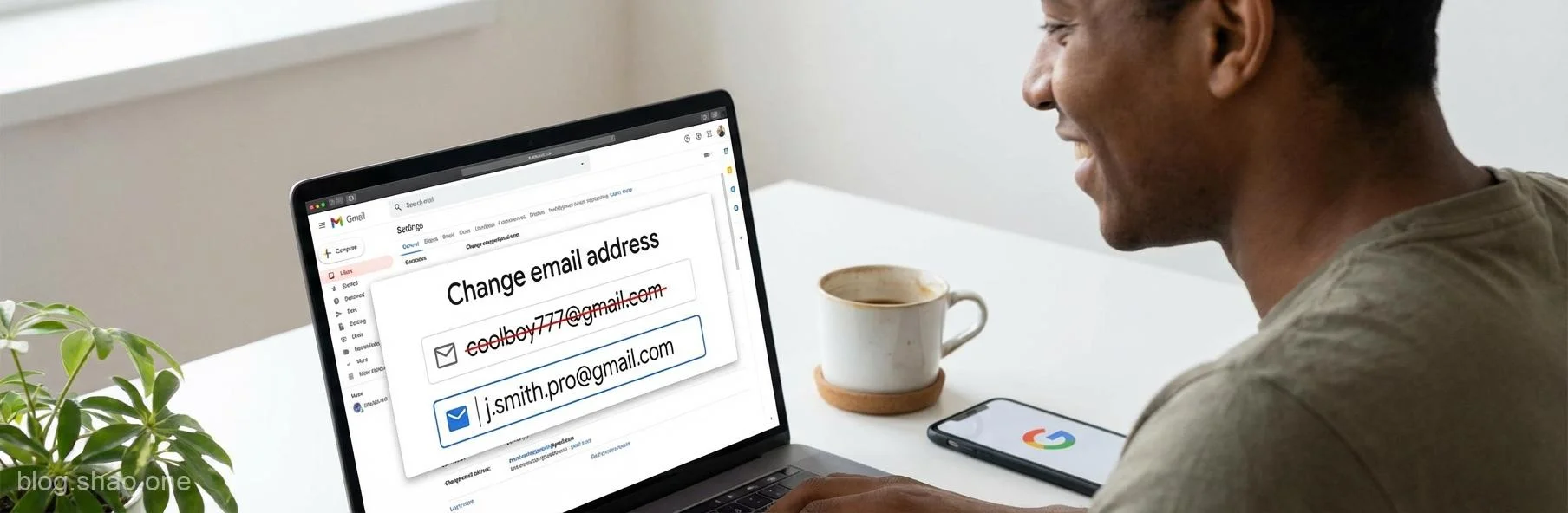 Gmail 終於能改名了！別再讓「中二信箱」跟你一輩子，Google 震撼推出帳號更改功能