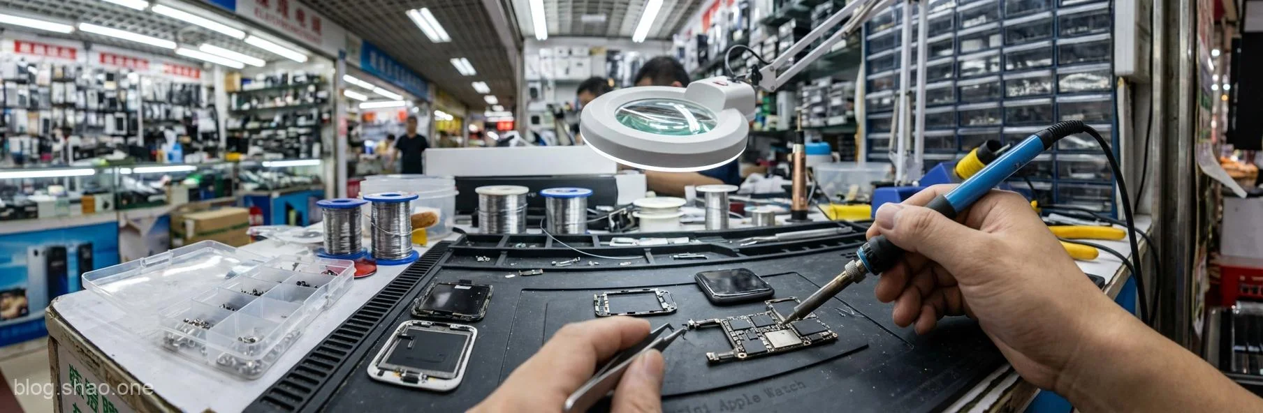 華強北出奇蹟！科技狂人挑戰一週內 DIY 組裝 Apple Watch：這不是山寨，是真本事！