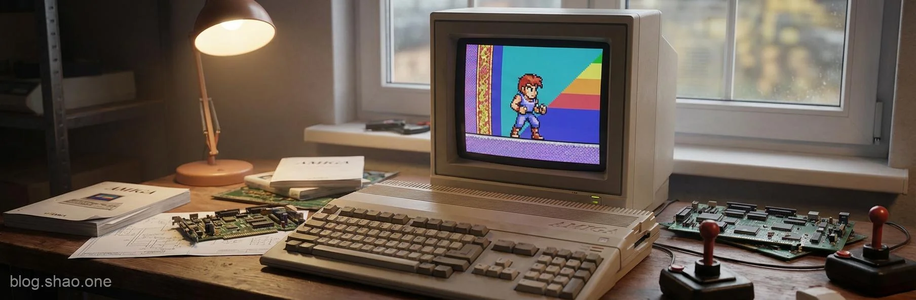 穿越時空的硬體魔法:深度解析 Amiga 與「精靈圖」的技術革命