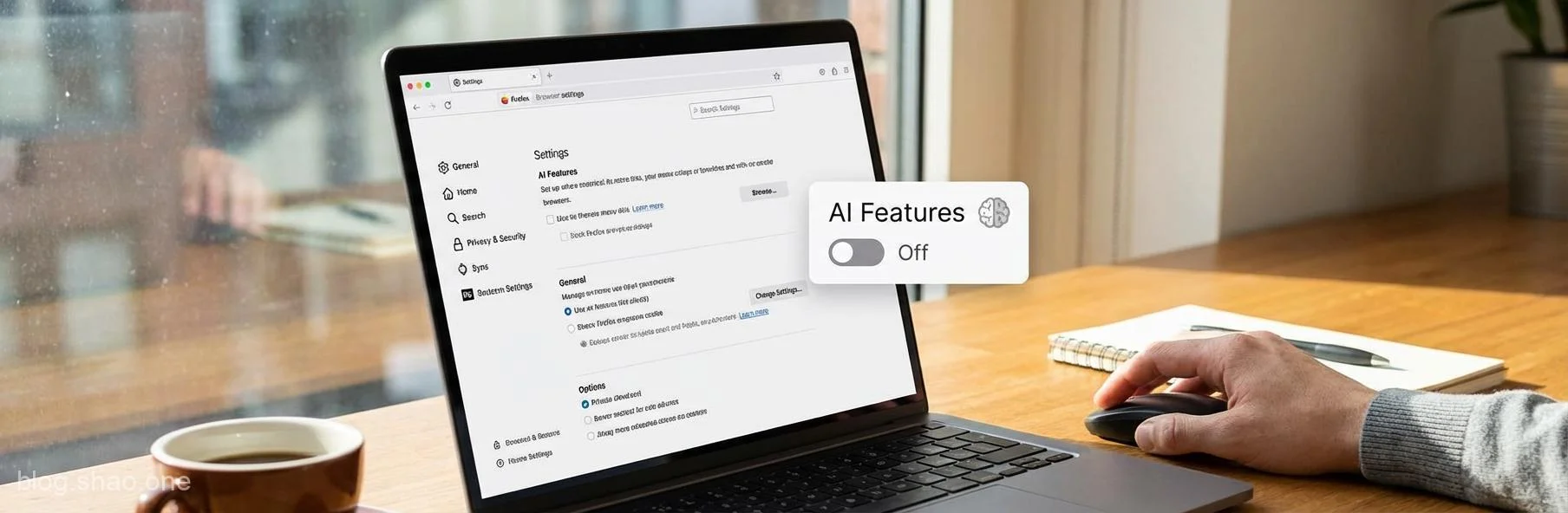 AI 浪潮下的清流？Firefox 推出「AI 斷路器」，要把選擇權還給使用者！