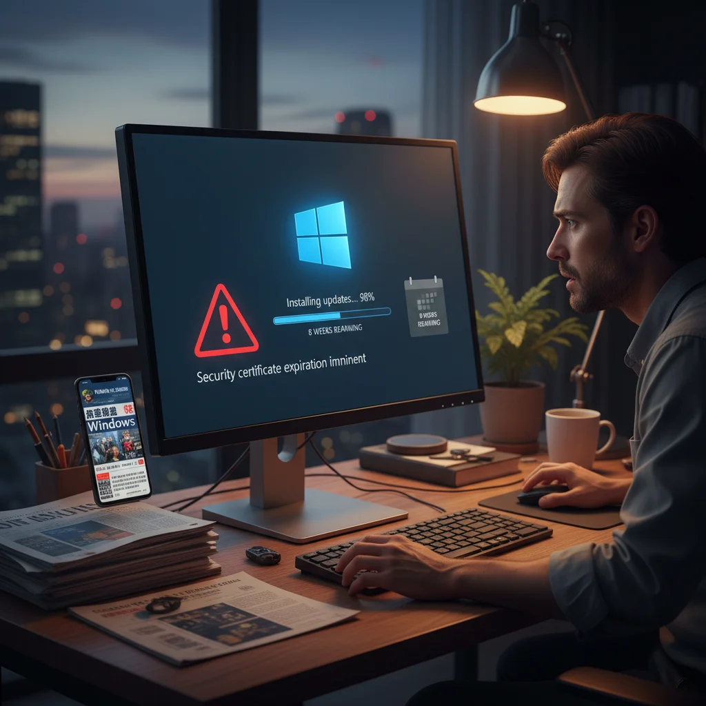 【快看】微軟 Windows 更新大改版！十億台 PC 面臨憑證過期，你更新了嗎？