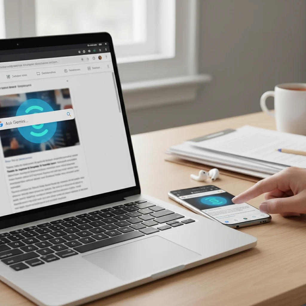 不用跳頁啦!Google Gemini 正式登陸 Chrome 瀏覽器,亞太七國搶先開跑!