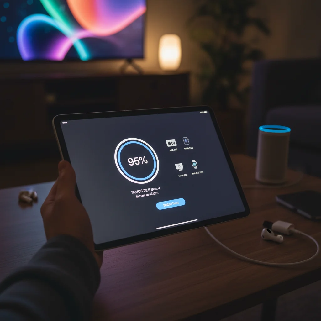 果粉快衝！Apple 祭出 iPadOS 26.5 Beta 4，正式版就在眼前？