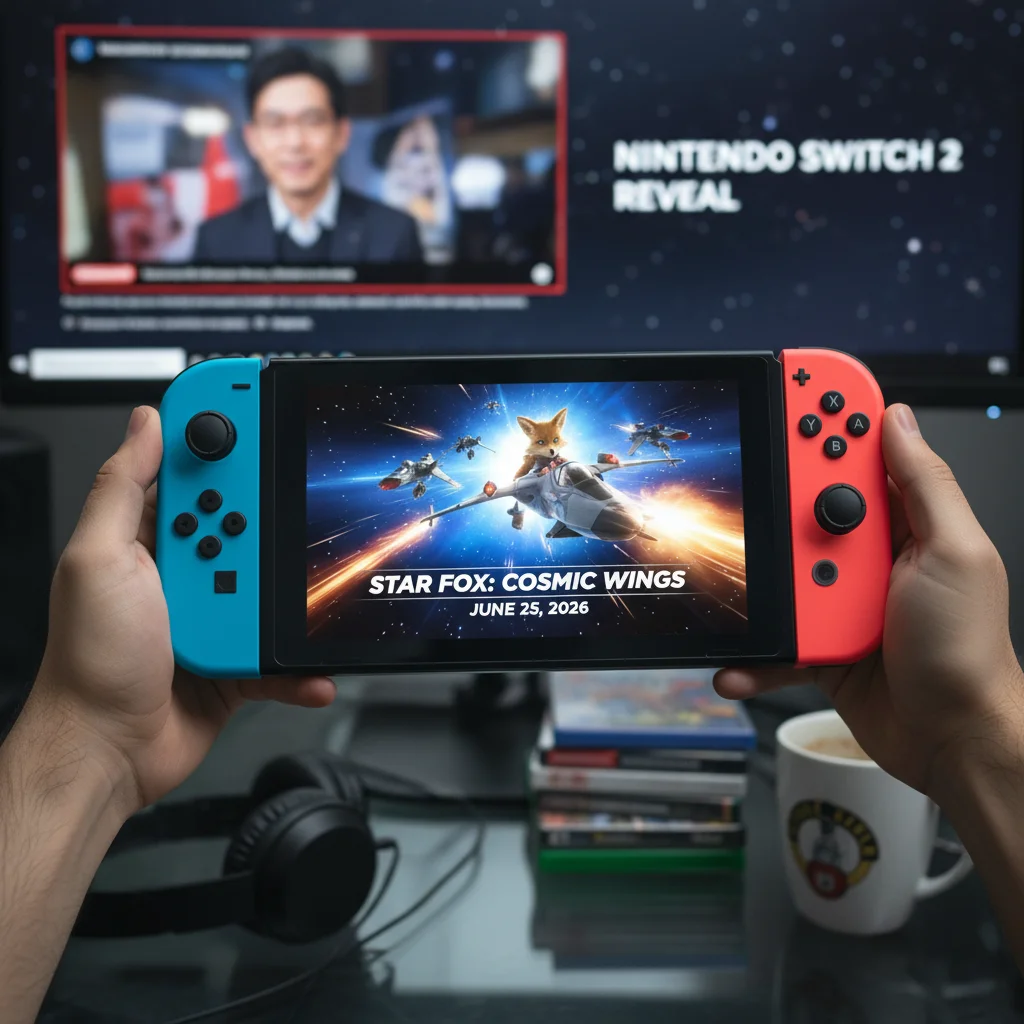 【大震撼】Switch 2 終於揭曉！Star Fox 正式回歸，6/25 準備帶你原地起飛！