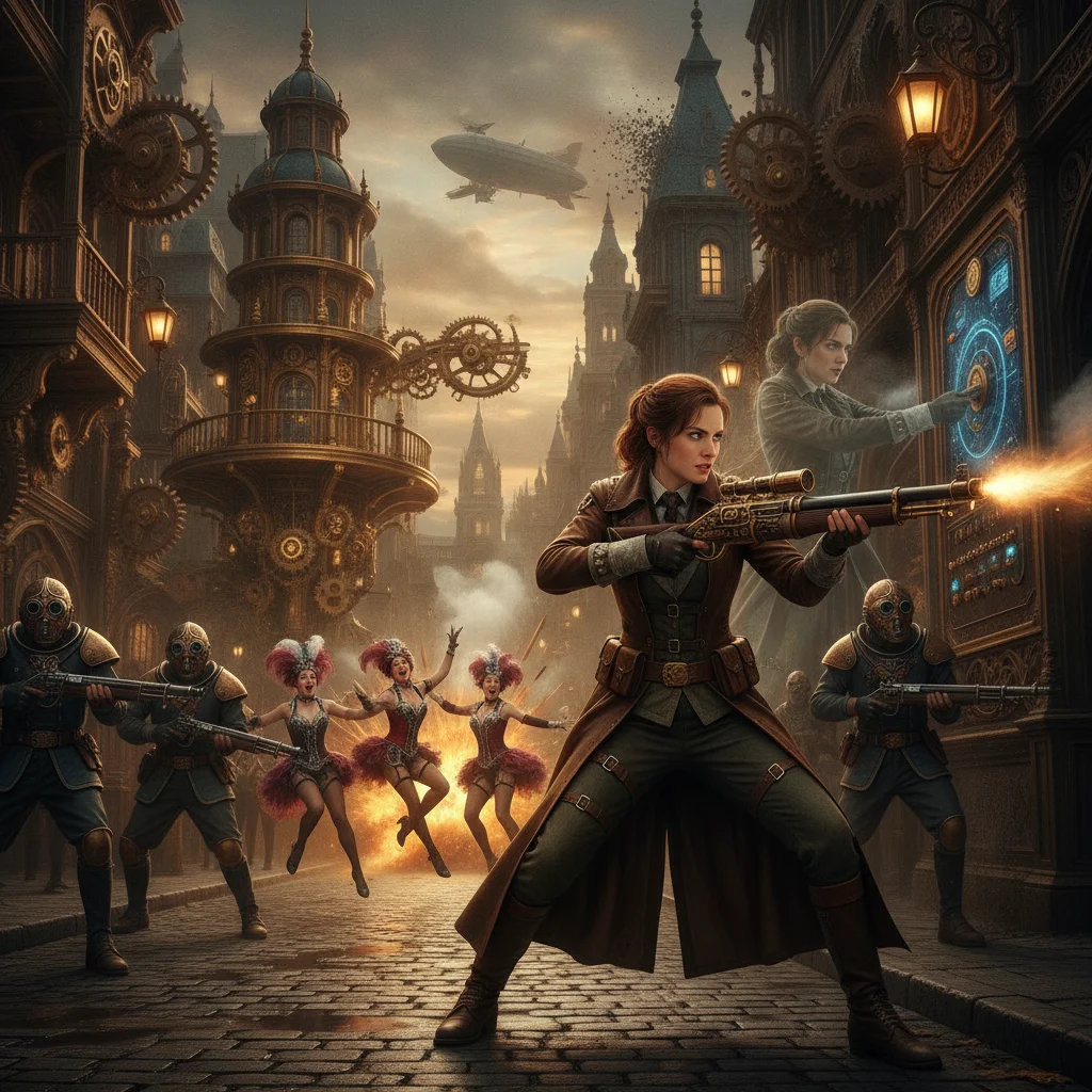 時空旅行還能順便開槍？蒸汽龐克 RPG 新作《Clockwork Revolution》帥到讓人手癢