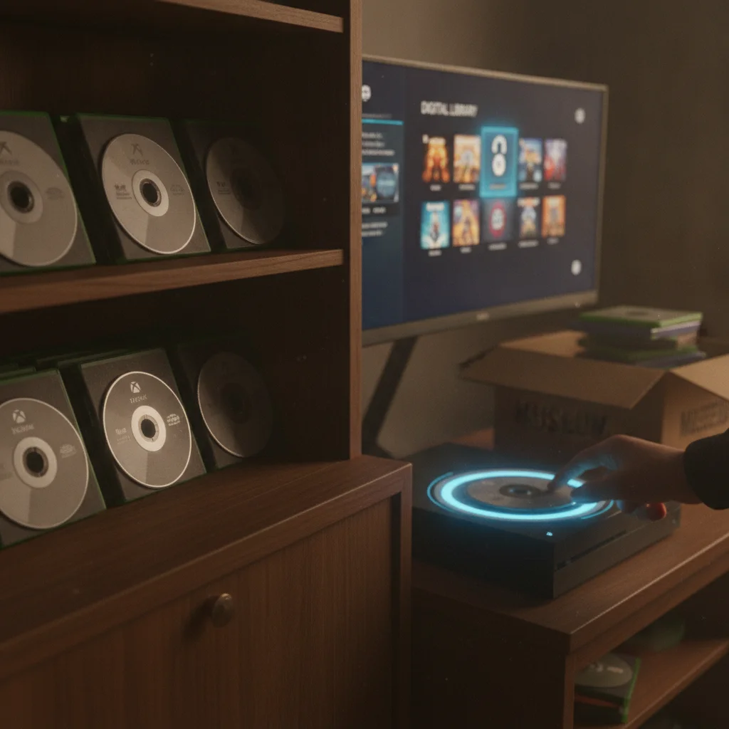 實體光碟準備進歷史博物館了？Xbox 下一步讓玩家「數位化」你的收藏
