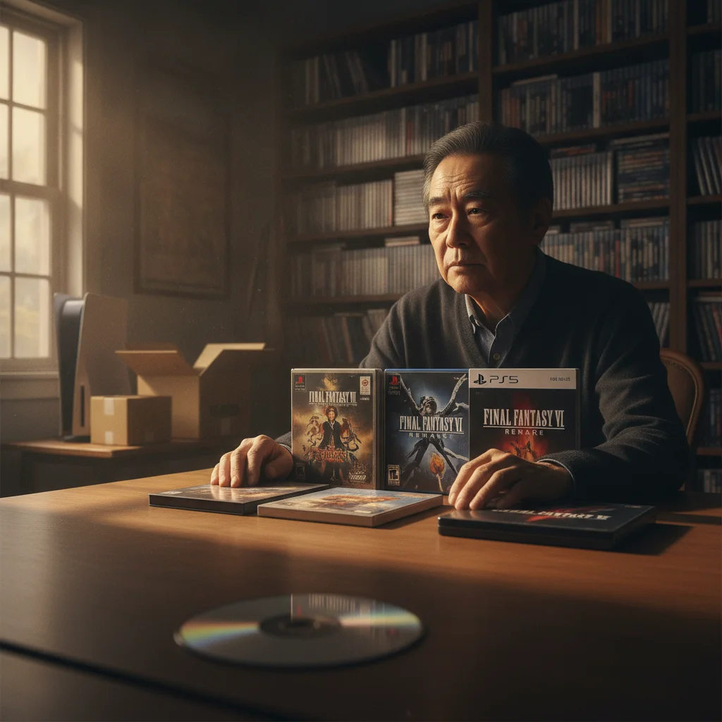 《Final Fantasy VII》總監濱口直樹發聲：實體光碟若消失將是文化損失