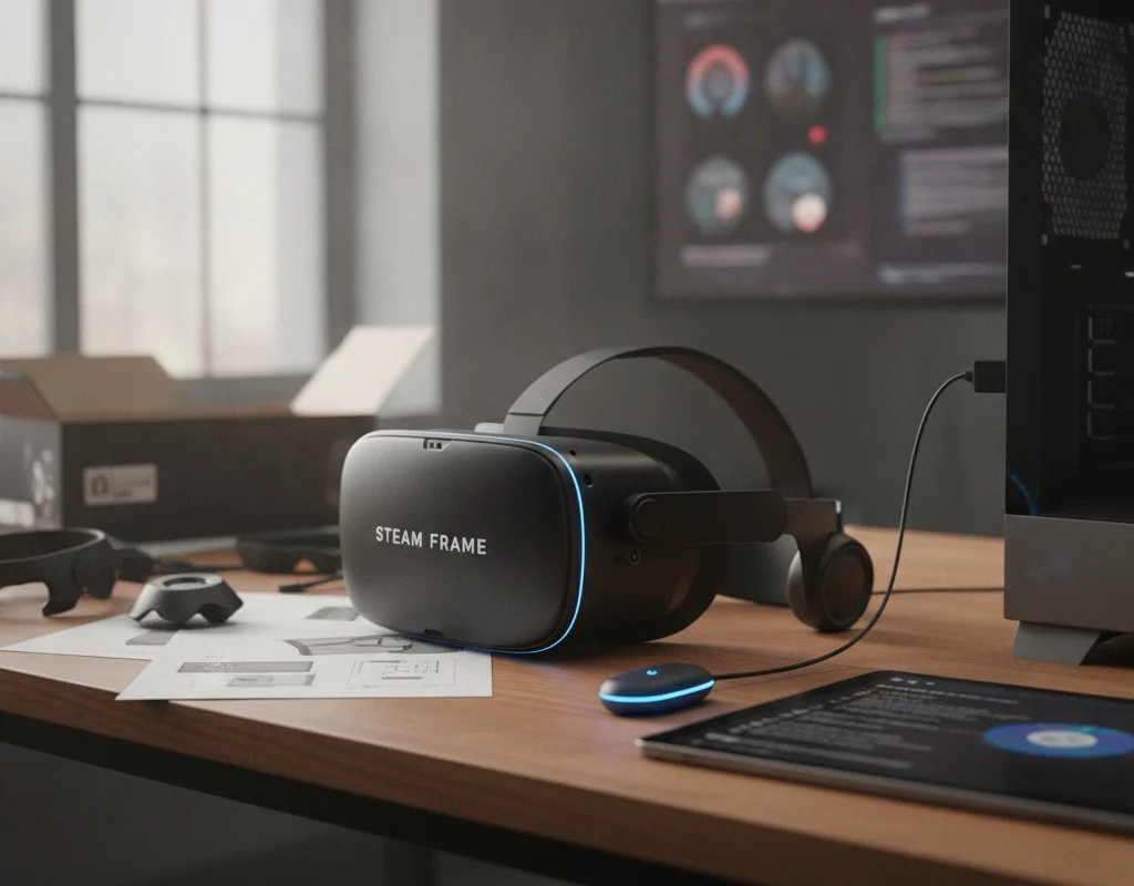 Valve 官方測試影片意外外洩：全新 Steam Frame VR 頭盔設定細節提前曝光
