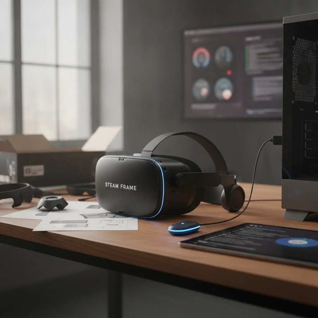 Valve 官方測試影片意外外洩:全新 Steam Frame VR 頭盔設定細節提前曝光