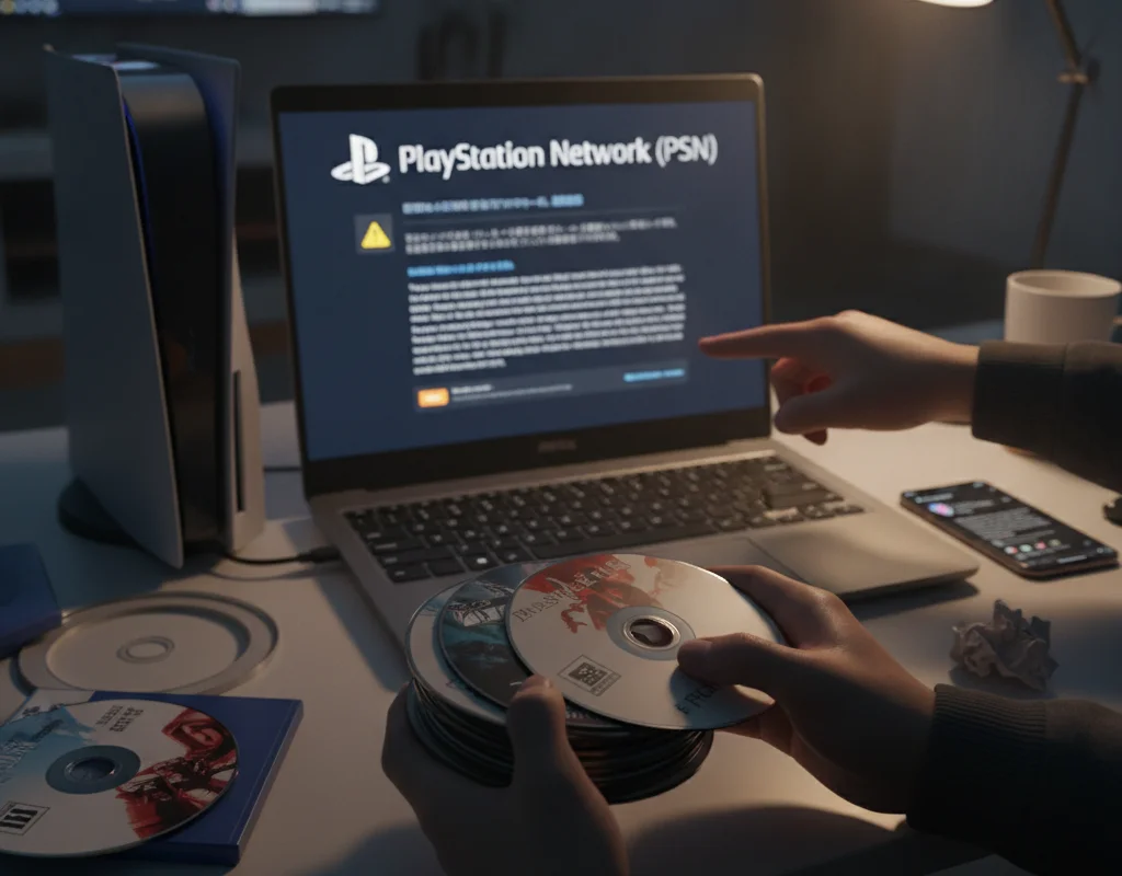 實體光碟退場爭議未平:索尼 PSN 服務條款提醒再掀玩家討論