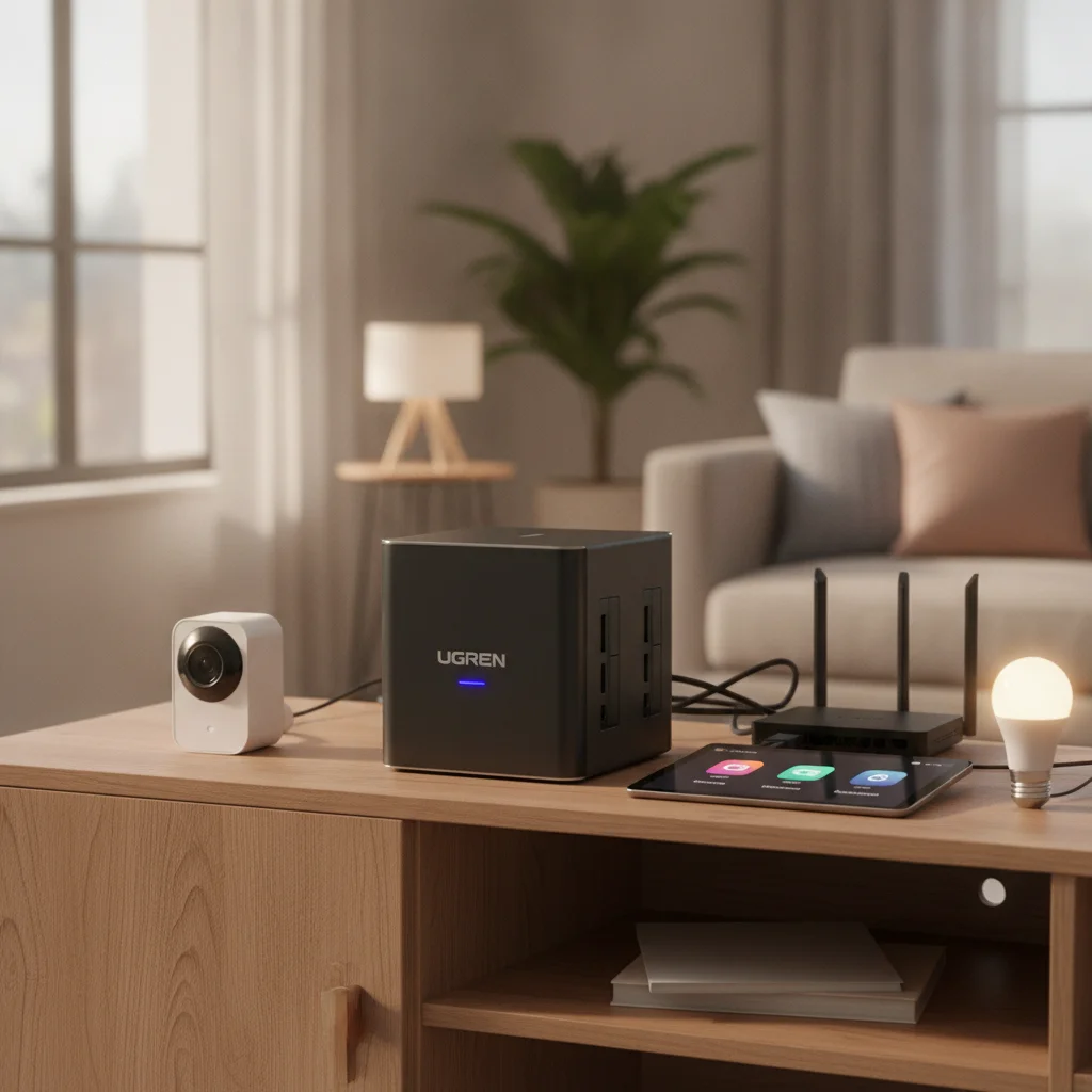 綠聯 HomeAgent HA100 評測：結合在地 AI 與 NAS 的智慧家庭中樞