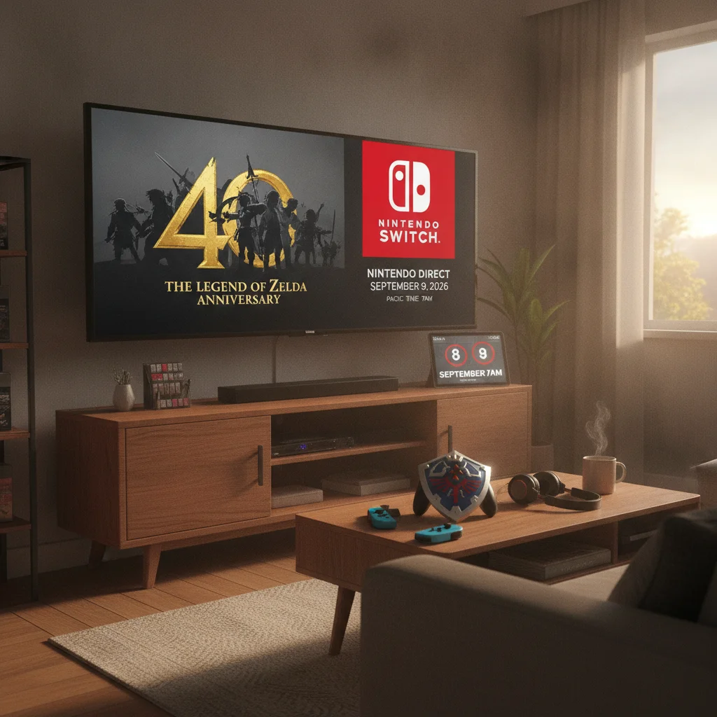 任天堂預告 2026 年 9 月雙直播:薩爾達 40 週年與 Nintendo Direct 接連登場