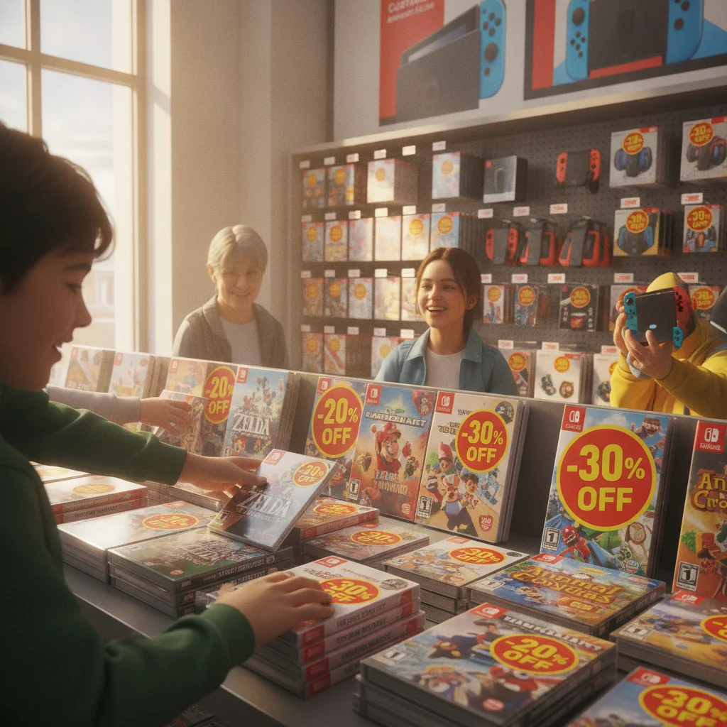 關稅退款變身特賣優惠:任天堂 Switch 遊戲與周邊全面降價